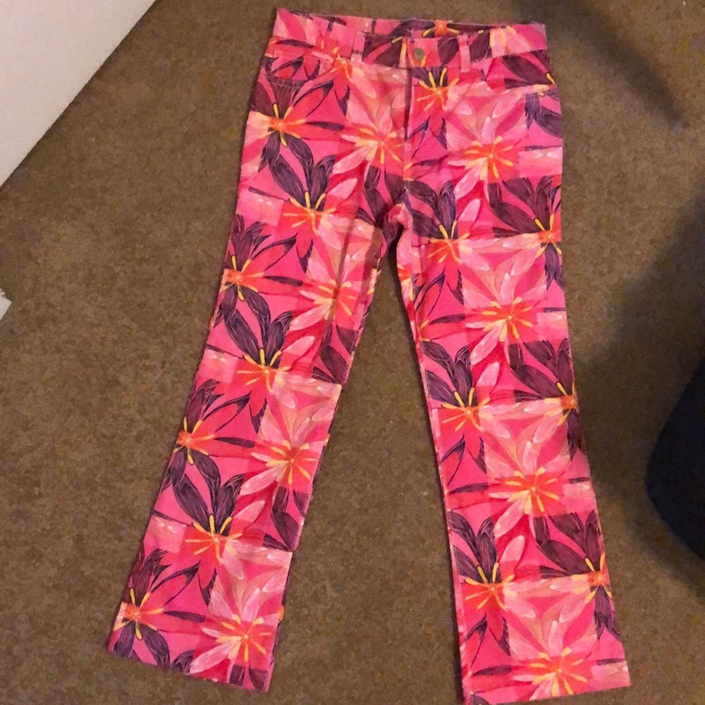 Lilly Pulitzer kids Sz 12 Cord Pants NWOT